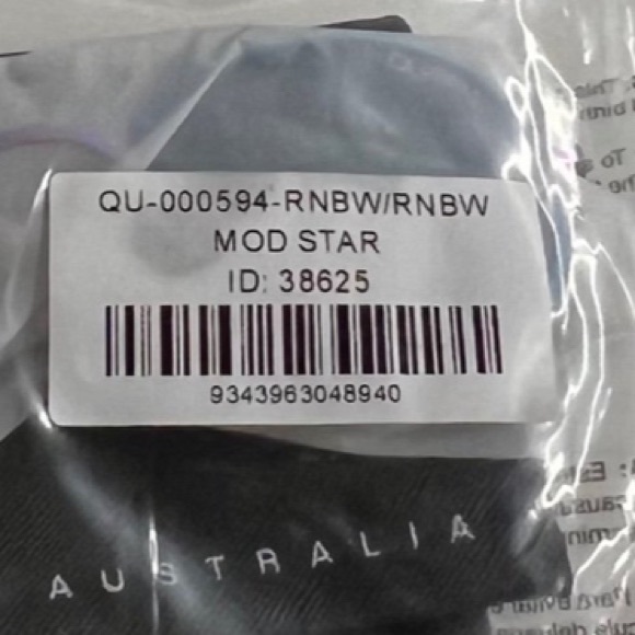 NWT Quay “MOD STAR” Rainbow Round Sunglasses - Picture 9 of 9